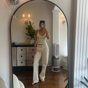 Abercrombie mid rise baggy jeans